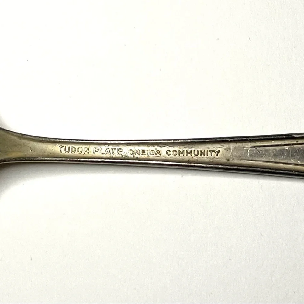 Vintage American Silver Co.Decorative Silverplate Serving Spoons - Set of 2